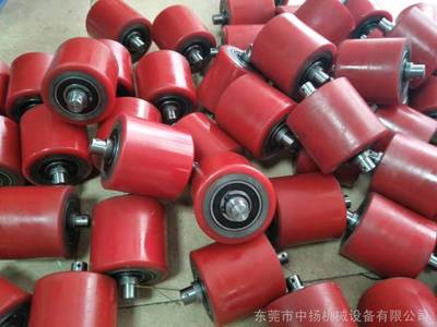 东莞中扬定做聚氨酯胶辊/包胶滚筒/橡胶辊/PU辊/防静电胶轮耐高温硅胶辊
