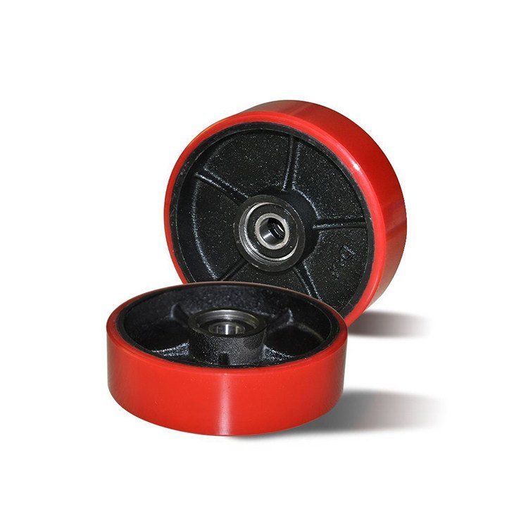 聚氨酯包胶轮 叉车滚轮pu重载轮重型驱动轮 实心铸铁 森腾 - 爱企查